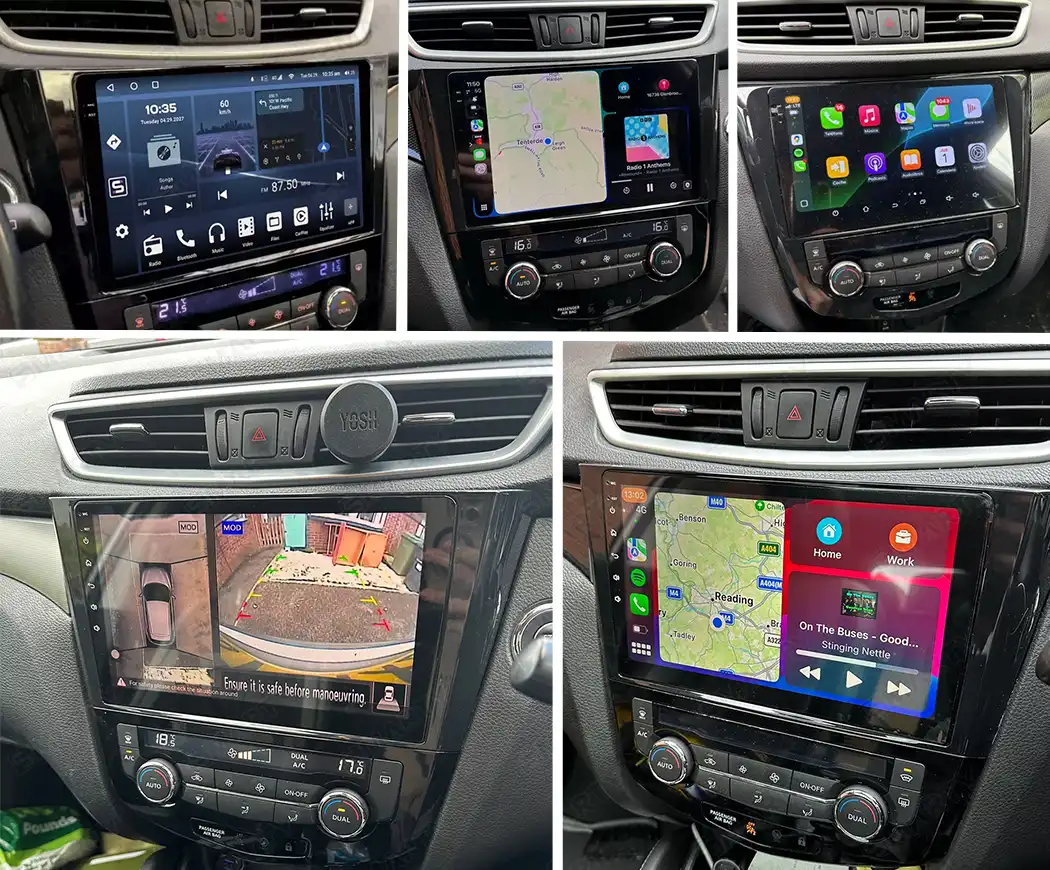 Smarty Trend Android head unit in the Nissan X-Trail T32 and Qashqai J11